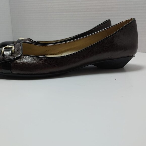 Naturalizer N5 Comfort shoes Brown & Black Women Slip On Shoes Low Heels Flats - Picture 9 of 14